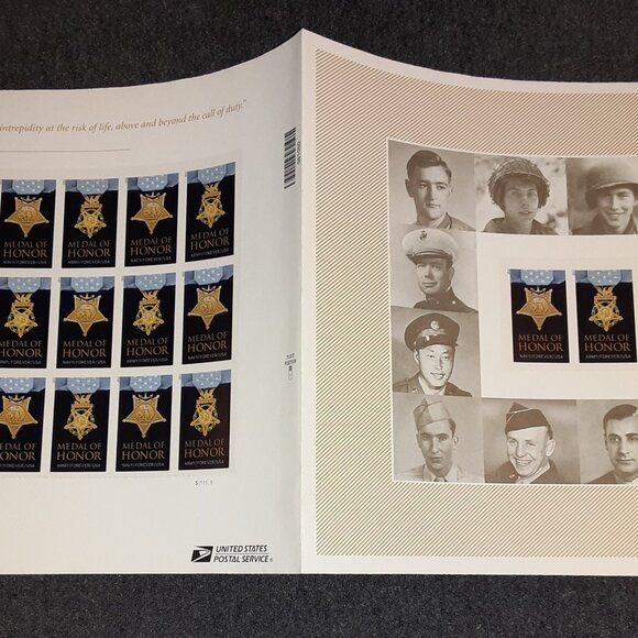 USPS Stamps * (2) Medal of Honor Folios * Kestrel, Christmas, Pledge & More * - Picture 13 of 15